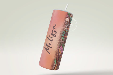 Easter Tumbler, Add Your Name Tumbler, Boho Egg Wrap, Aztec Western Easter Egg Pattern, 20 oz Skinny Tumbler Seamless Design Sublimation PNG Sublimation Syre Digital Creations 