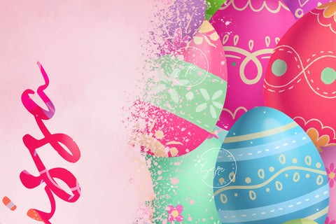 Easter Tumbler, Colourful Easter Egg Tumbler, Add Your Name, Egg Seamless Pattern, Egg Pattern, 20oz Skinny Tumbler Design Sublimation PNG Sublimation Syre Digital Creations 