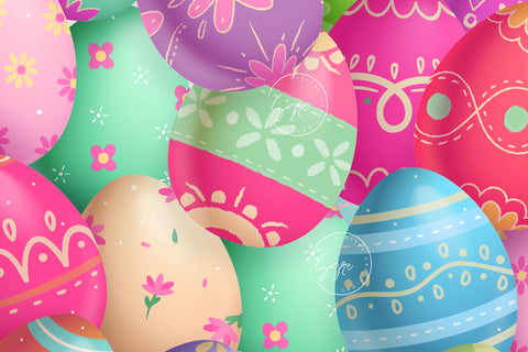 Easter Tumbler, Colourful Easter Egg Tumbler, Egg Seamless Pattern, Easter Egg Pattern, 20 oz Skinny Tumbler Design Sublimation PNG Sublimation Syre Digital Creations 