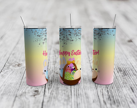 Easter Tumbler Sublimation Designs Bundle, 20 Oz Skinny Tumbler Easter Designs, Easter Tumbler Wraps Sublimation HappyDesignStudio 