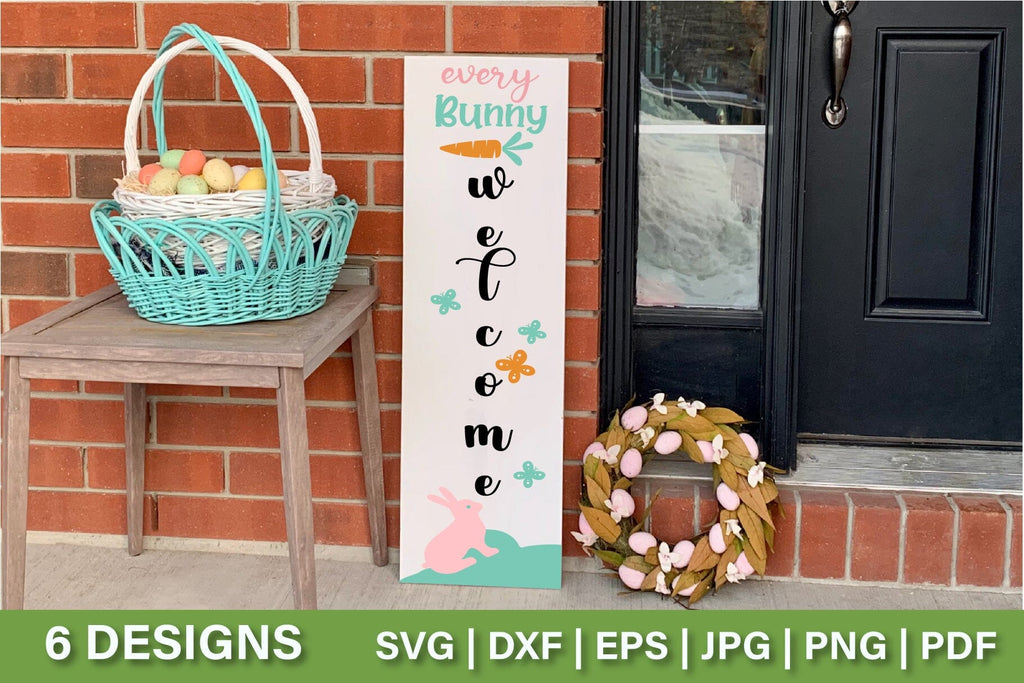 Easter Vertical Porch Signs | Easter SVG Bundle - So Fontsy