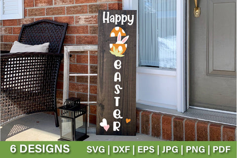 Easter Vertical Porch Signs | Easter SVG Bundle SVG TatiStudio 