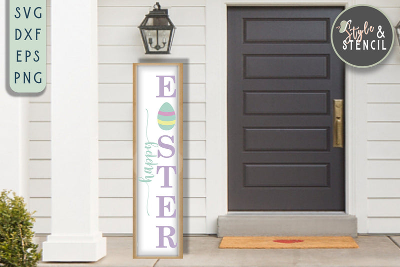 Easter Vertical Sign Mini Bundle SVG - Easter Porch Sign SVG - Spring ...