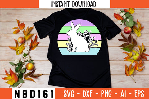 easter Vintage T-Shirt Design SVG Nbd161 