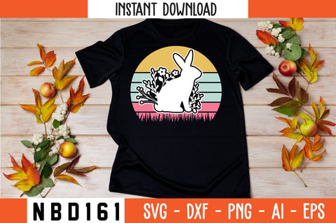 easter Vintage T-Shirt Design SVG Nbd161 
