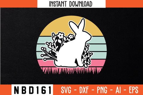 easter Vintage T-Shirt Design SVG Nbd161 
