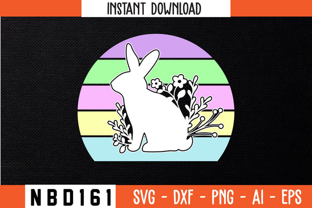 easter Vintage T-Shirt Design SVG Nbd161 