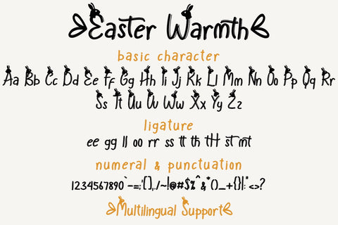 Easter Warmth Font Prasetya Letter 