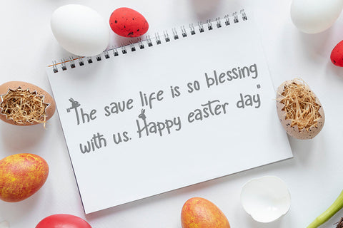 Easter Warmth Font Prasetya Letter 