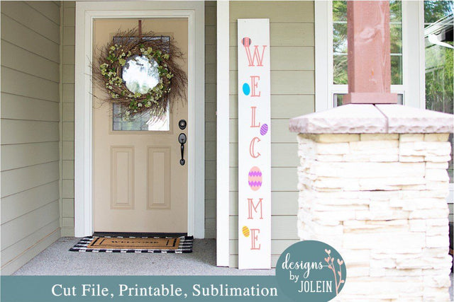 Easter Welcome Design SVG Designs by Jolein 