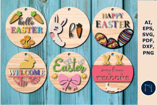 Easter Welcome Sign Big Bundle Door Decor SVG SVG MD JOYNAL ABDIN 
