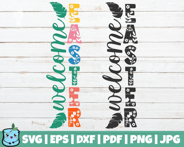 Easter Welcome SVG MintyMarshmallows 