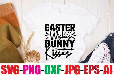 Easter Wishes Bunny Kisses SVG MStudio 