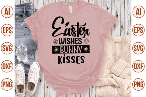 Easter Wishes Bunny Kisses SVG SVG nirmal108roy 