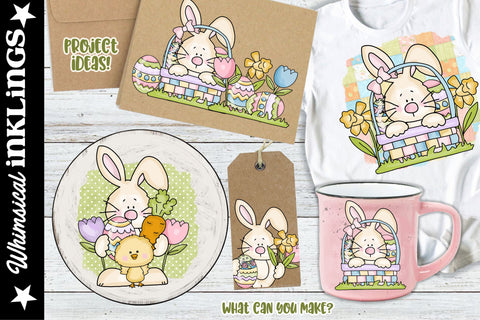 Easter Wishes Sublimation Clipart Sublimation Whimsical Inklings 