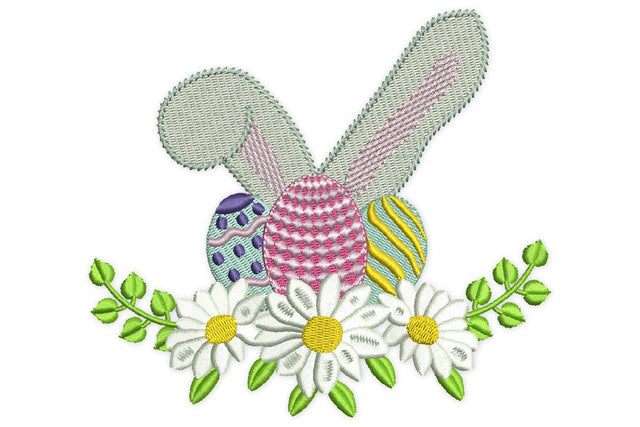 Easter Wreath Embroidery Design, Easter Embroidery Designs, Holiday Embroidery Designs Embroidery/Applique DESIGNS NextEmbroidery 