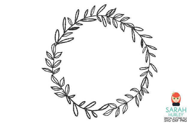 Easter Wreath SVG Sarah Hurley 