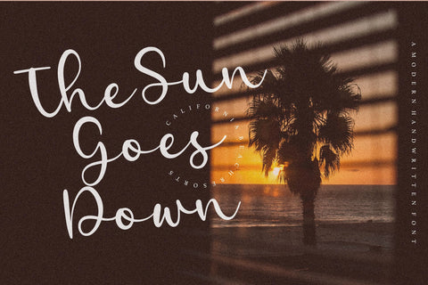 Eastern Hillside Modern Handwritten Font Font Letterative 