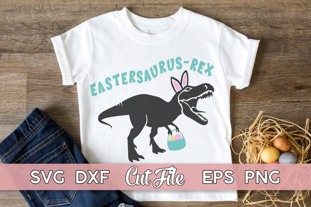 Eastersaurus Rex SVG | Easter Dinosaur Cut File shirt SVG Maggie Do Design 