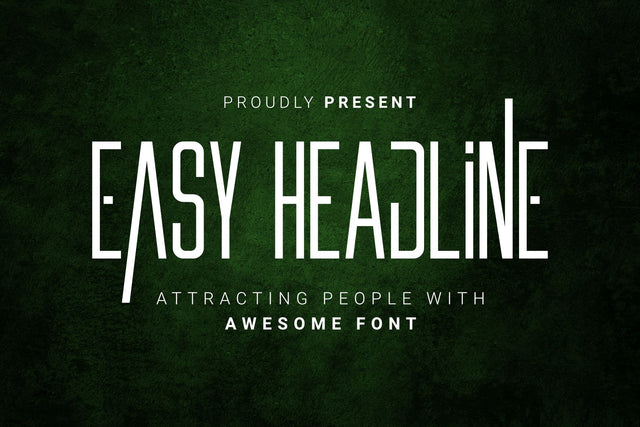 Easy Headline Font Dumadistyle 