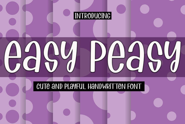 Easy Peasy Font Supersemar Letter 