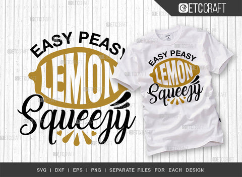 Easy Peasy Lemon Squeezy SVG Bundle | Kitchen Elements Svg | Cooking Mom Svg | Chef Cap Svg | Kitchen Quotes | ETC T00062 SVG ETC Craft 