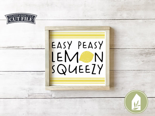 Easy Peasy Lemon Squeezy SVG | Summer SVG | Farmhouse SVG SVG LilleJuniper 