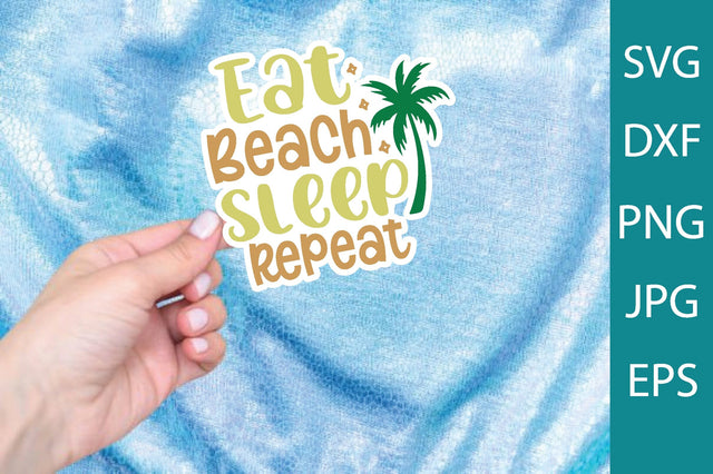 eat beach sleep repeat SVG md faruk hossain 