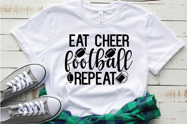 eat cheer football repeat SVG farhad farhad 