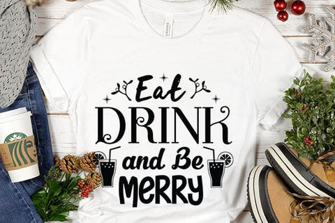 Eat Drink And Be Merry SVG Angelina750 