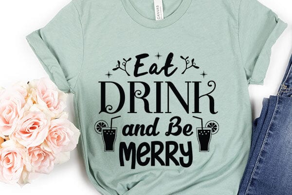 Eat Drink And Be Merry SVG Angelina750 
