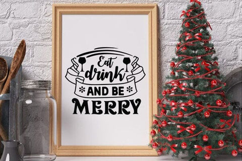 Eat drink and be merry SVG Angelina750 