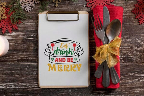 Eat drink and be merry SVG Angelina750 