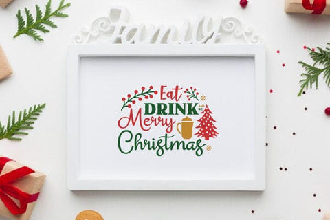 Eat Drink And Be Merry SVG Angelina750 