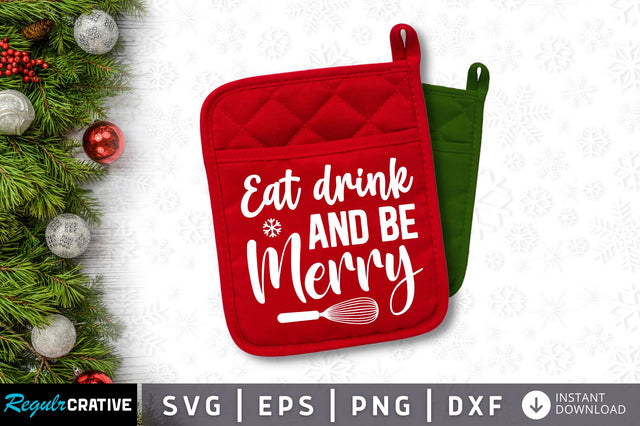 Eat drink and be merry SVG Design SVG Regulrcrative 