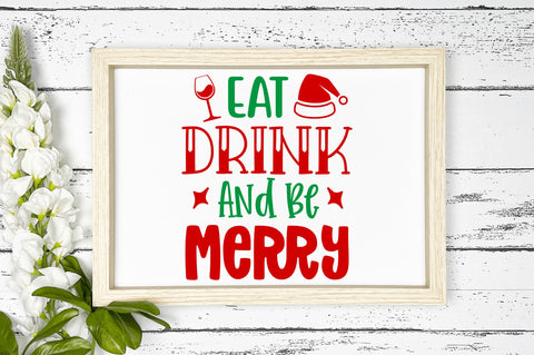Eat drink and be merry SVG Design SVG Regulrcrative 