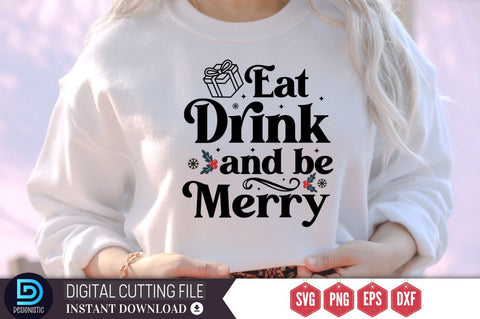 Eat drink and be merry SVG, Eat drink and be merry SVG DESIGNISTIC 