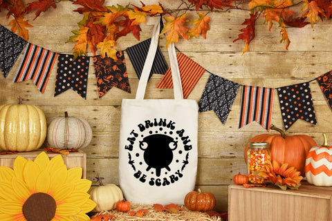 Eat Drink and Be Scary, Retro Halloween SVG SVG CraftLabSVG 