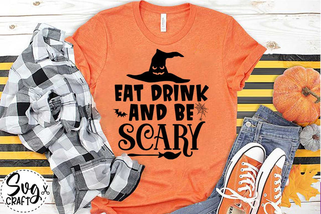 Eat drink and be scary SVG cut file SVG Svgcraft 