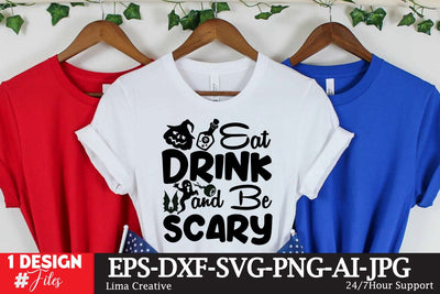 Eat Drink And Be Scary SVG Cute File SVG Insomnia Std 