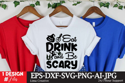 Eat Drink And Be Scary SVG Cute File SVG Insomnia Std 