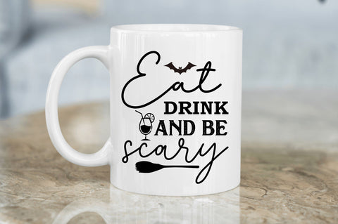 Eat drink and be scary SVG Design SVG Regulrcrative 