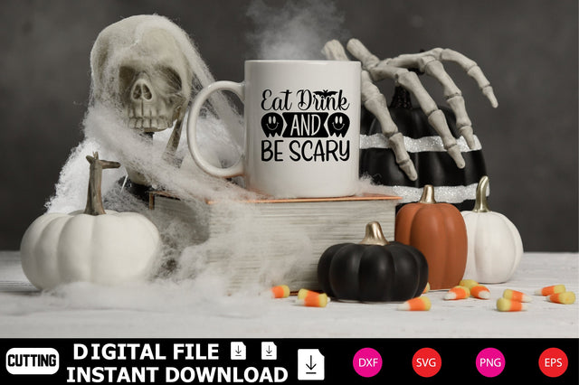 Eat Drink And Be Scary SVG Shahin alam 