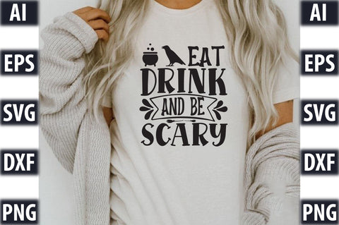 eat drink and be scary SVG SVGista 