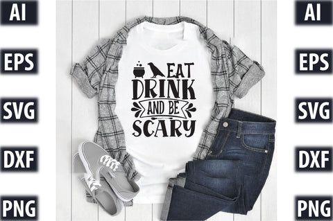 eat drink and be scary SVG SVGista 