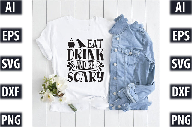 eat drink and be scary SVG SVGista 