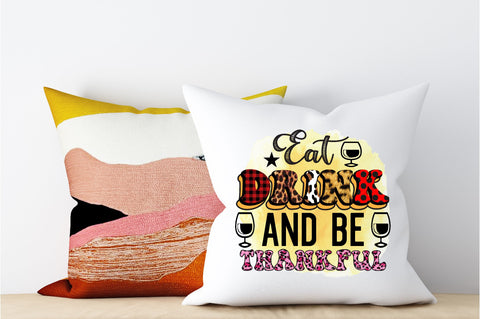 eat drink and be thankful Sublimation SVGArt 