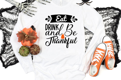 Eat Drink and Be Thankful SVG CraftlabSvg29 