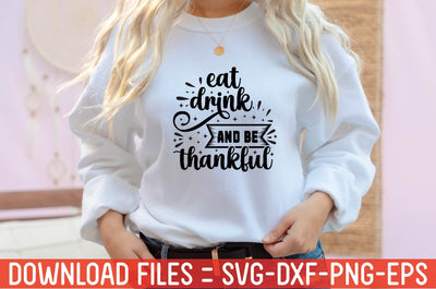 eat drink and be thankful SVG farhad farhad 