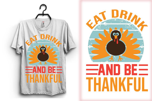 eat drink and be thankful SVG SVGista 